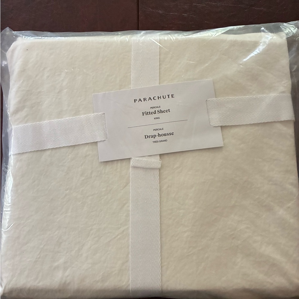 Parachute Off-White King Fitted Sheet